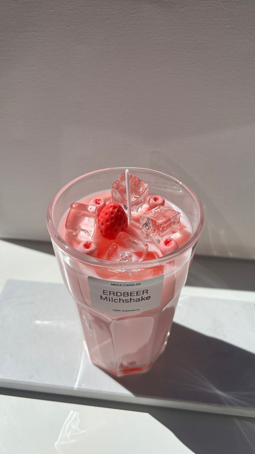 ERDBEER MIlKSHAKE Duftkerze